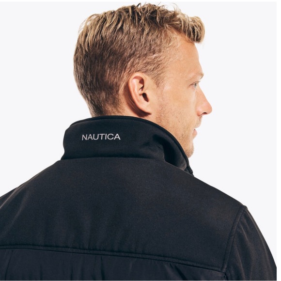 Náutica Mixed-Media Jacket in Color Navy Size L - Picture 2 of 10